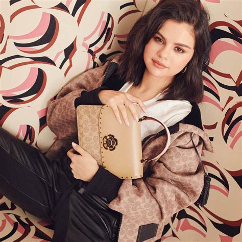 selena gomez coach collection